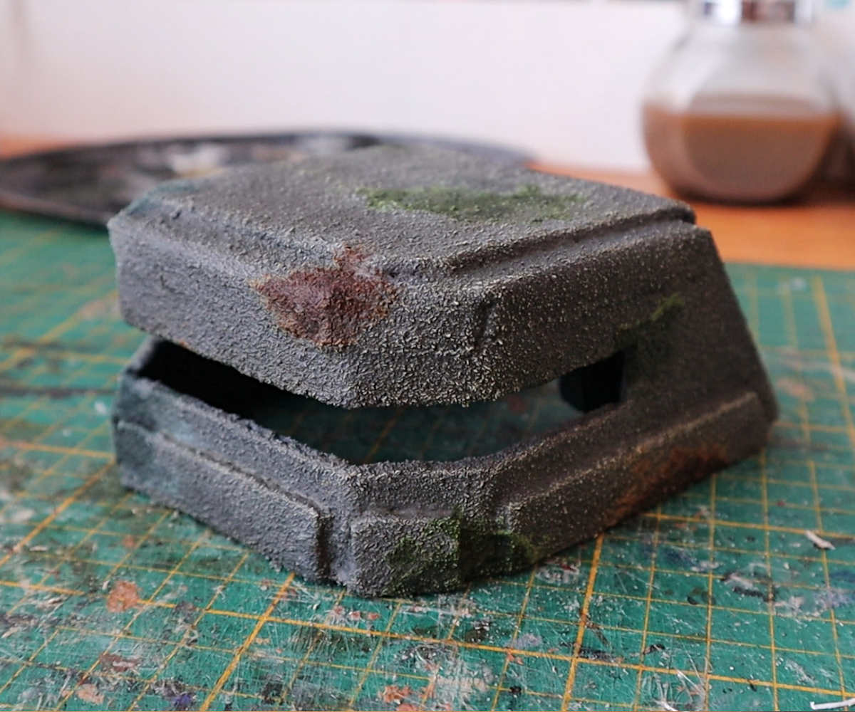 Cardboard Bunker Template